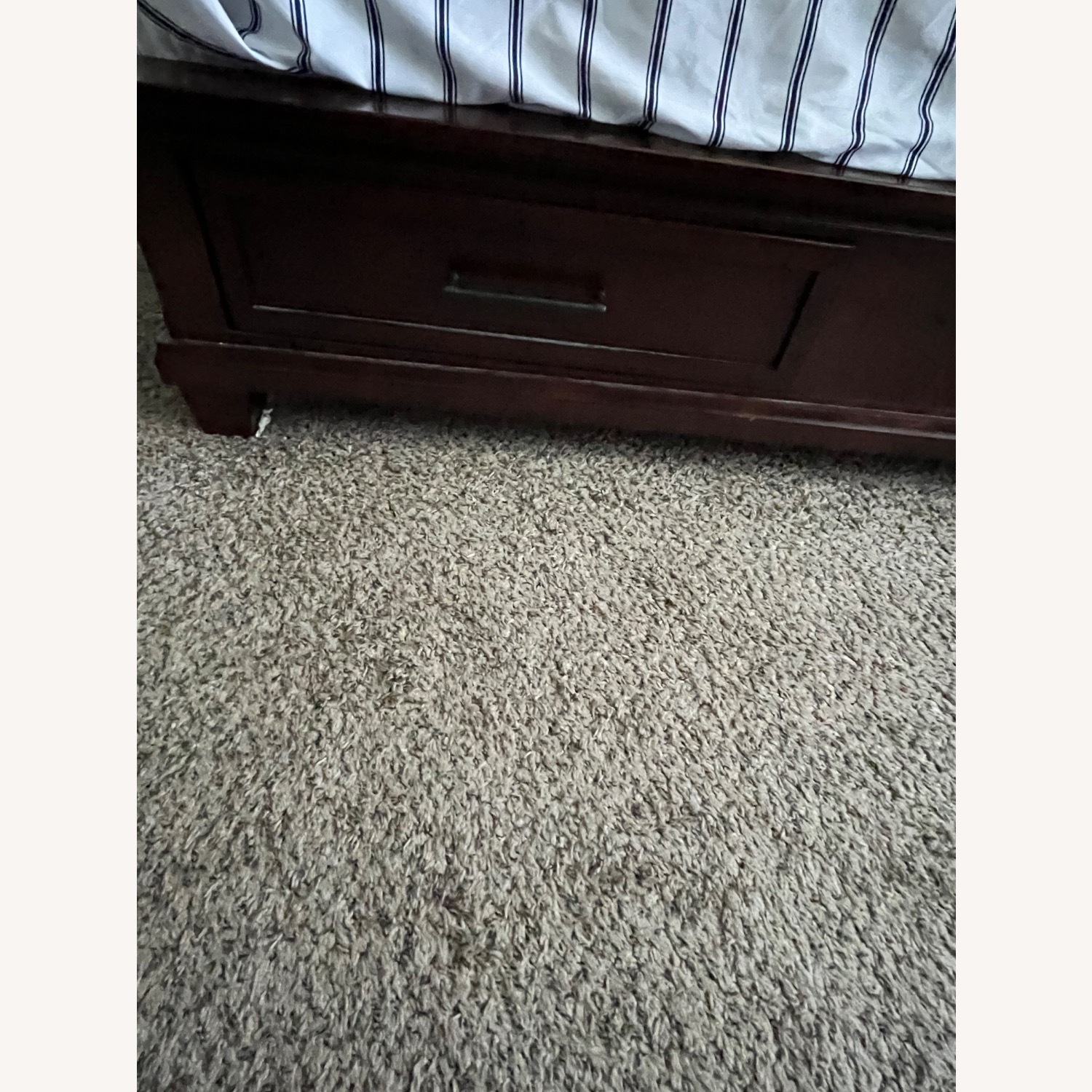 Dark Brown King Bed with Storage  - image-6