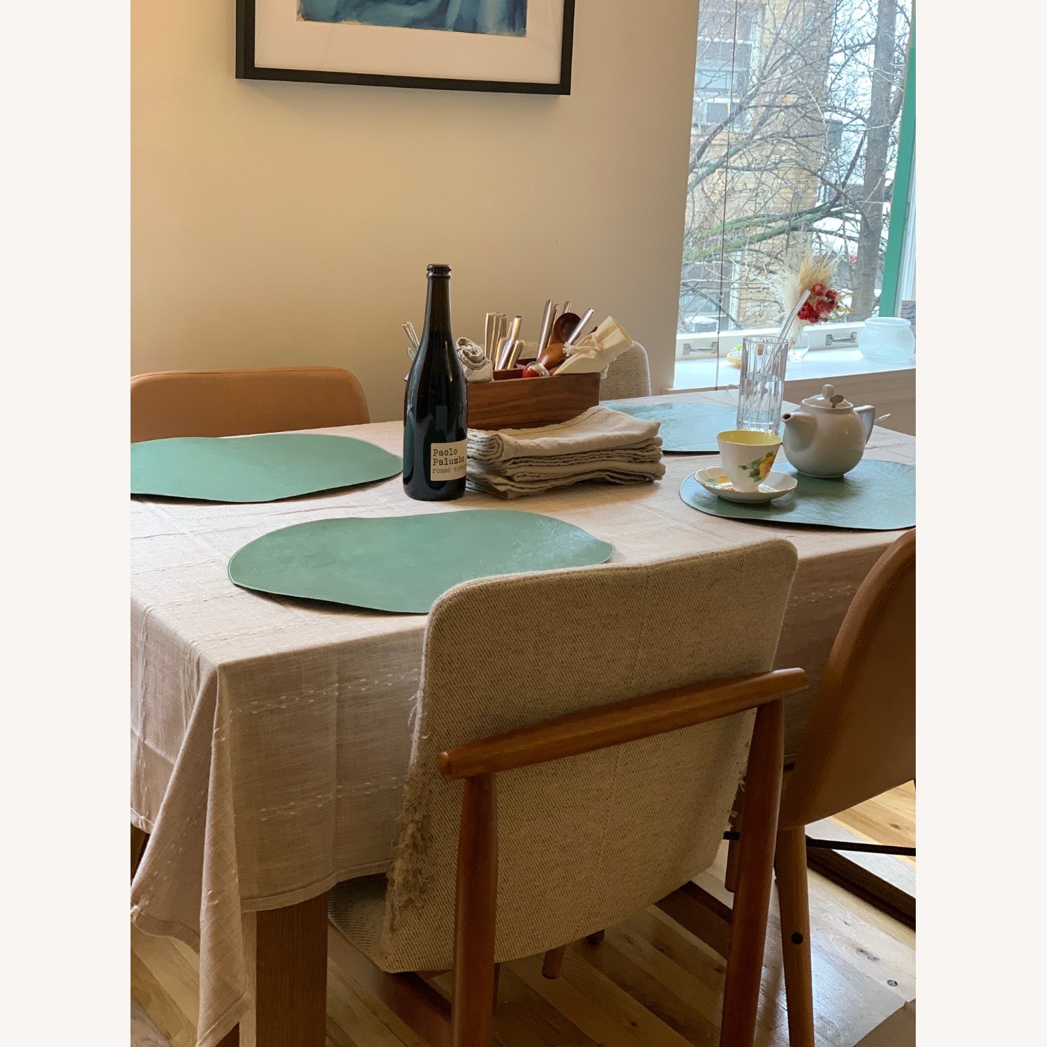 IKEA MORBYLANGA Dining Table - image-2