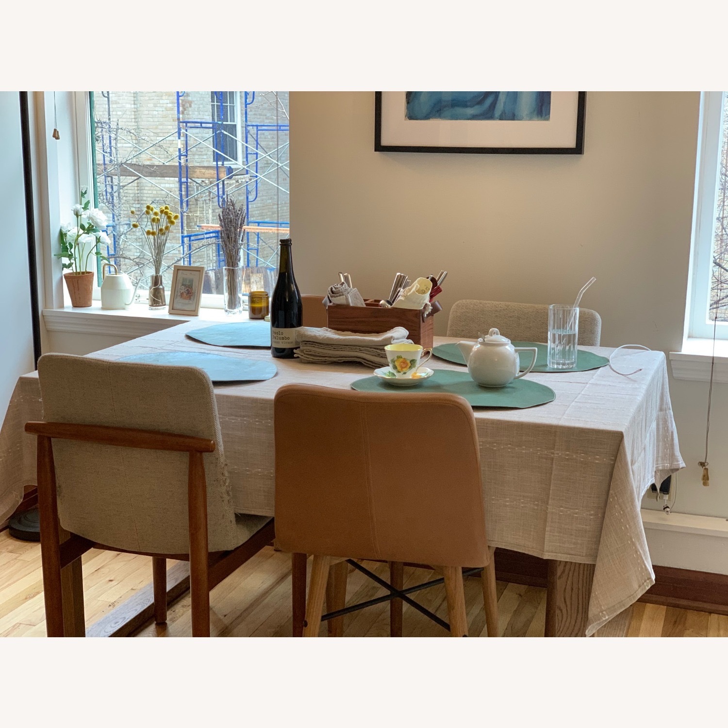 IKEA MORBYLANGA Dining Table - image-1