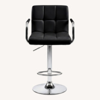 Amazon Black Faux Leather Stools