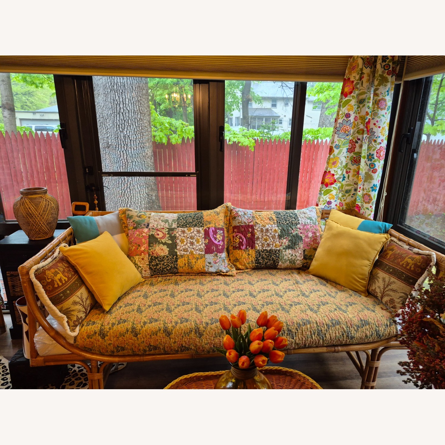 Ashley Natural Rattan Twin Daybed - image-4