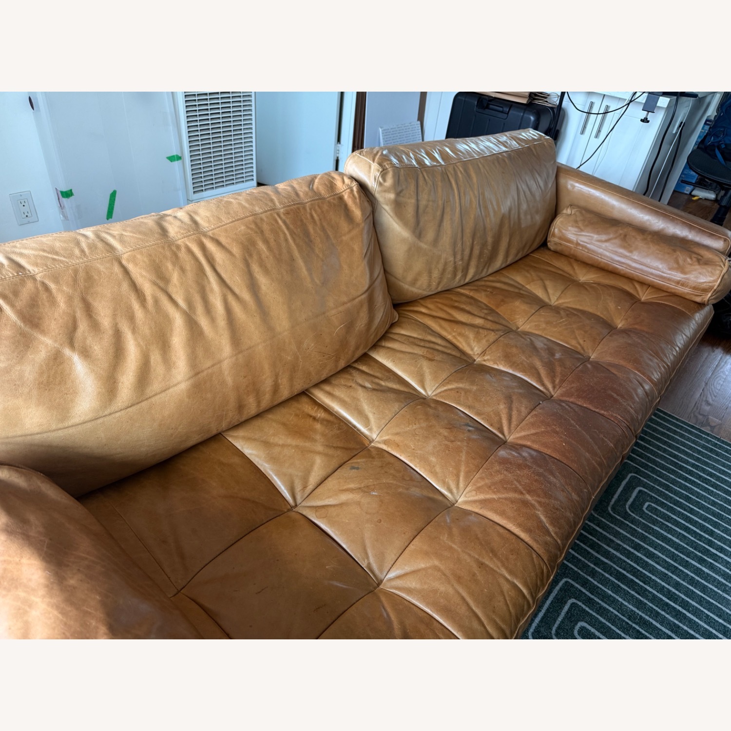Poly & Bark Leather Sofa  - image-2