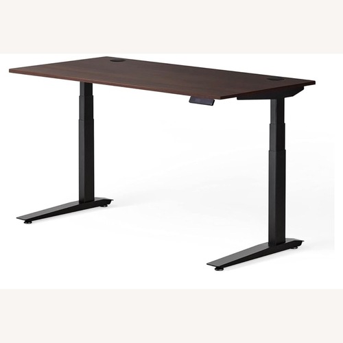 Used Herman Miller Jarvis Walnut Standing Desk for sale on AptDeco