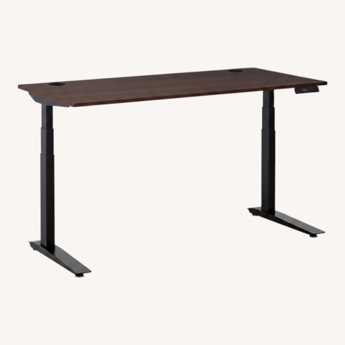 Used Herman Miller Jarvis Walnut Standing Desk for sale on AptDeco