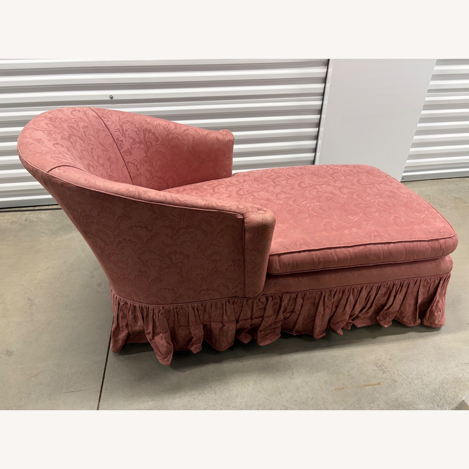 Vintage/Antique Pink Fabric Accent Chair - image-3