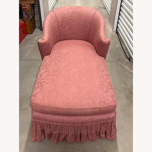Used Vintage/Antique Pink Fabric Accent Chair for sale on AptDeco
