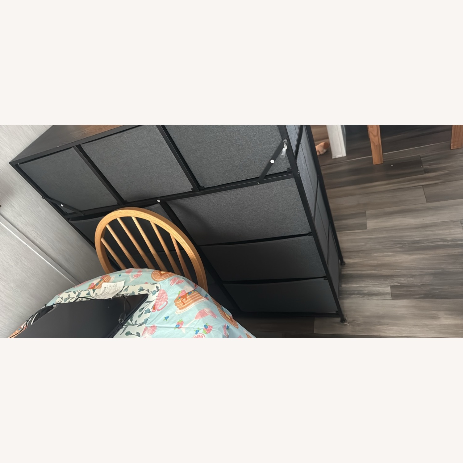 Black Fabric Dresser - image-3
