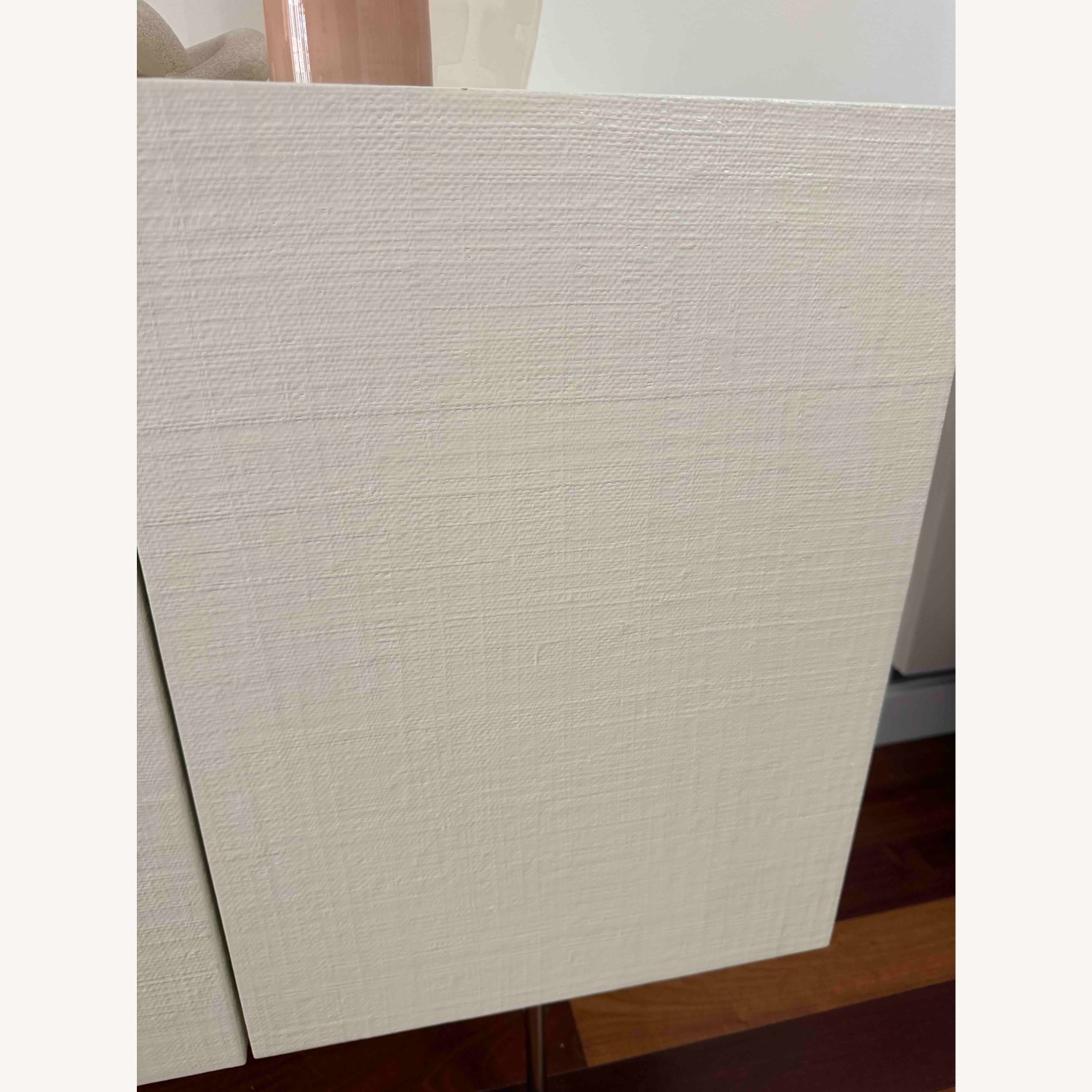 CB2 White Lacquered Linen Sideboard - image-2