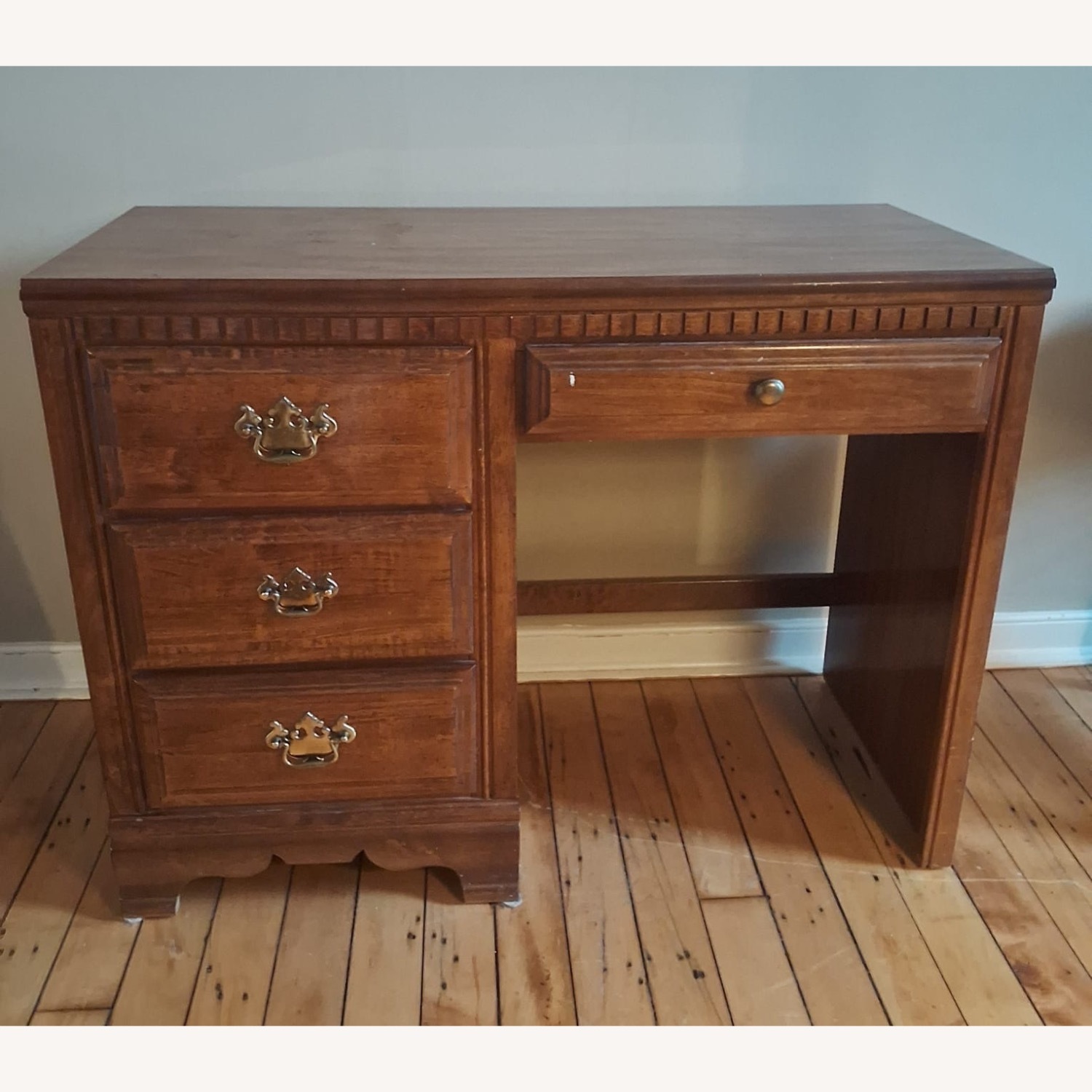 Natural Wood Desk - image-3