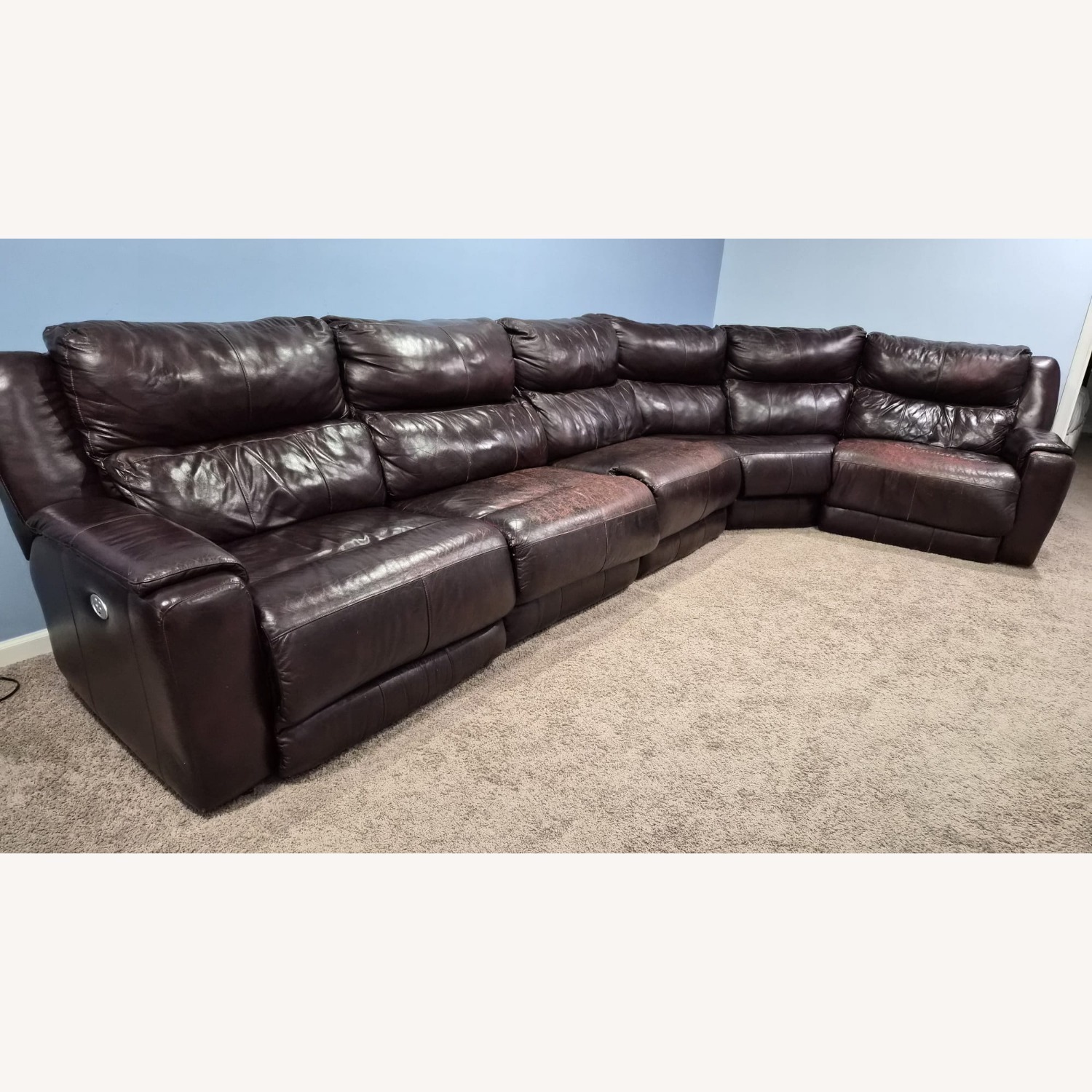 Raymour & Flanigan Dark Brown 3+ Piece Sectional - image-3