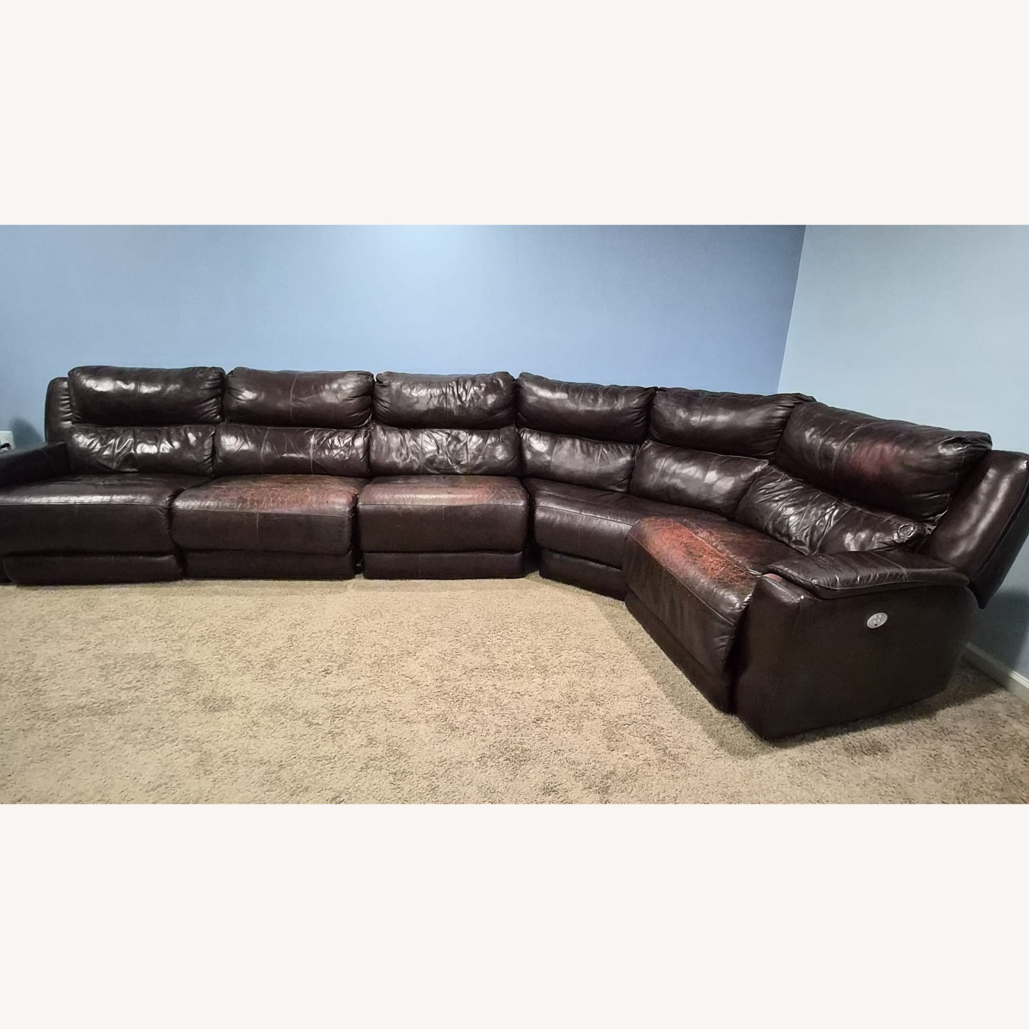 Raymour & Flanigan Dark Brown 3+ Piece Sectional - image-2