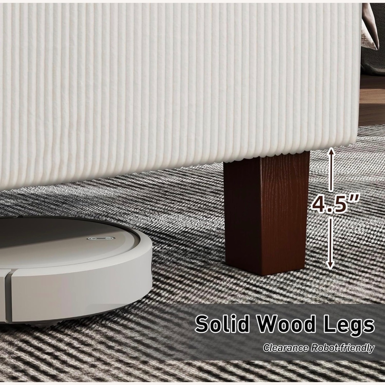 Amazon Natural Fabric King Bed - image-5