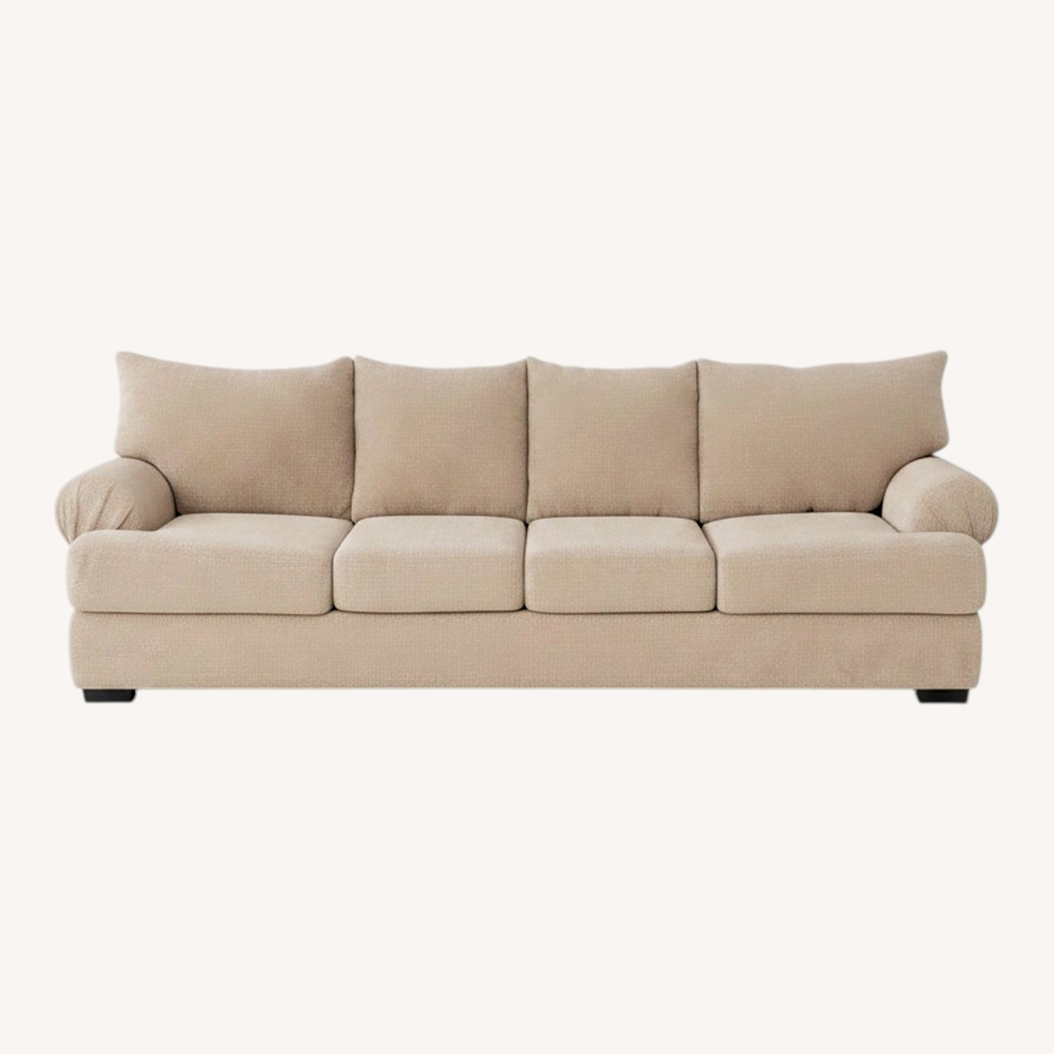L Sectional Sofa Tan - image-4