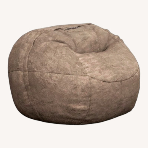 Used LoveSac Supersac Gray Giant Beanbag  for sale on AptDeco