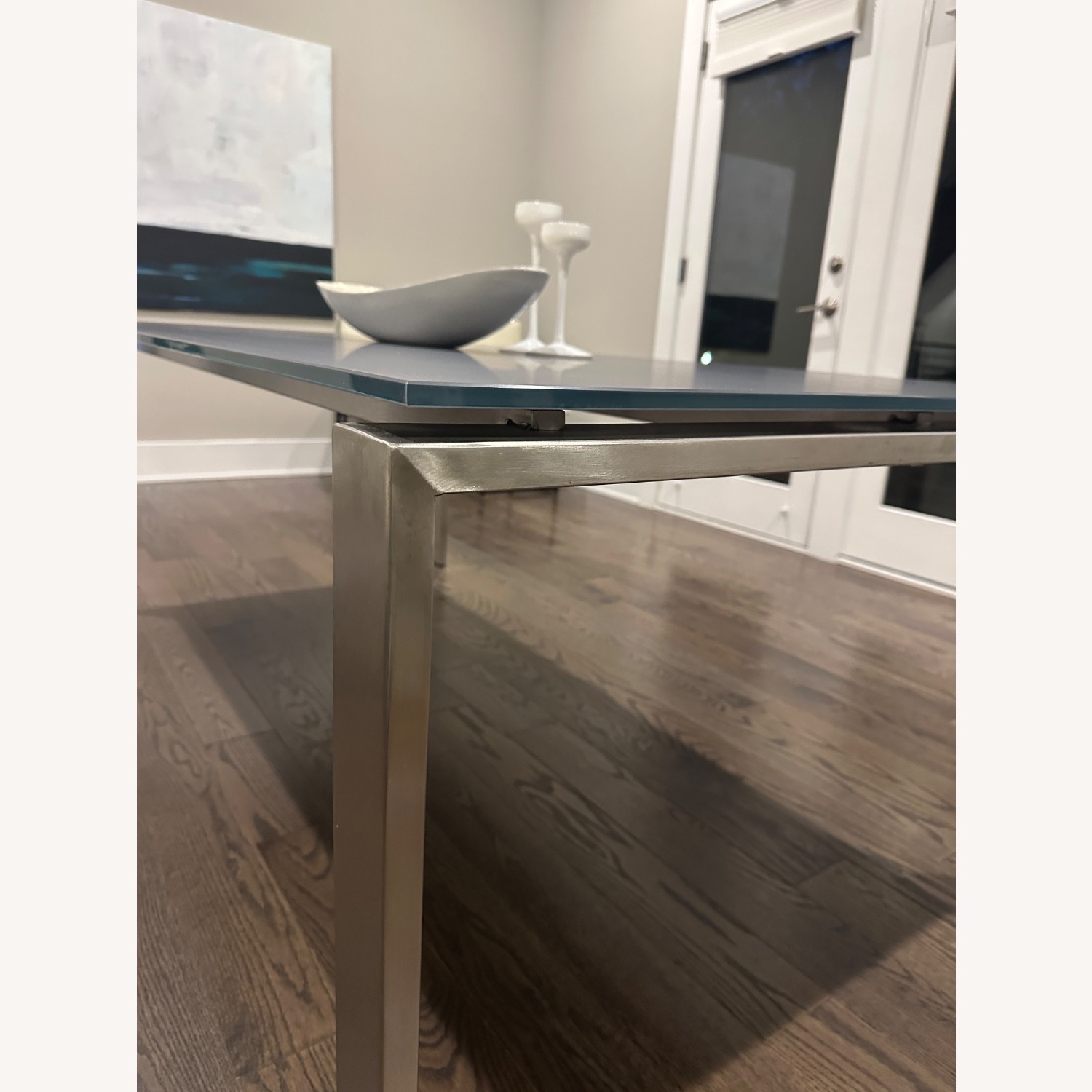 Room & Board Light Gray Dining Table - image-3