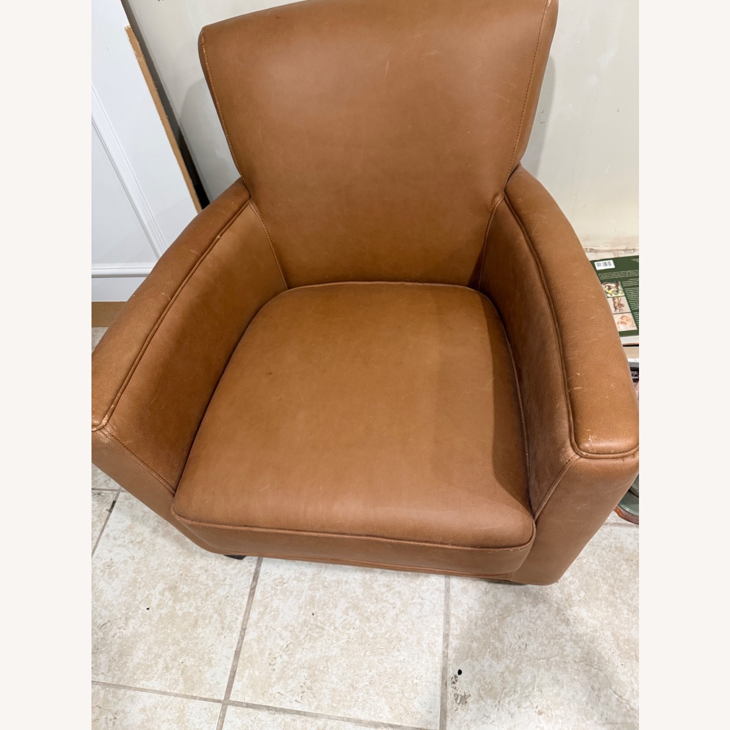 Pottery Barn Leather Sofa  - image-4