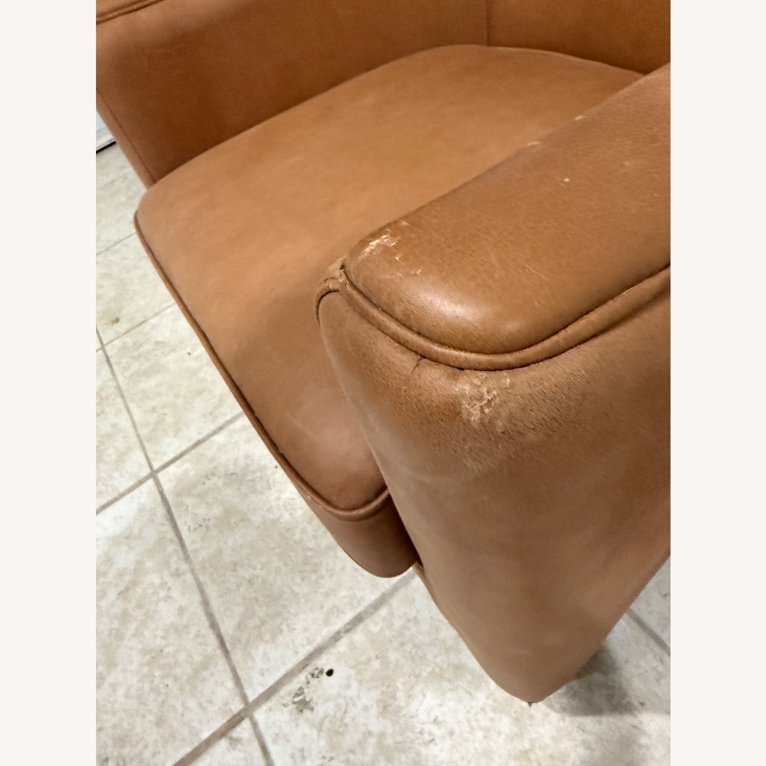 Pottery Barn Leather Sofa  - image-3