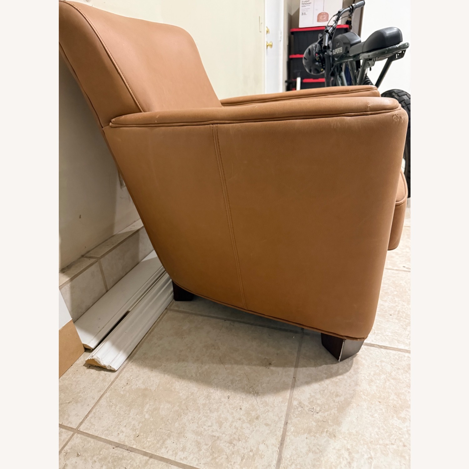 Pottery Barn Leather Sofa  - image-2