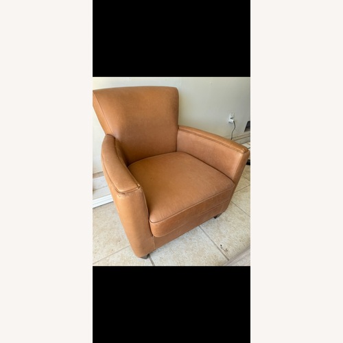 Used Pottery Barn Leather Sofa  for sale on AptDeco