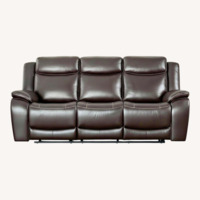 Costsco Two Recliner Sofa Leather 3 Seater Each