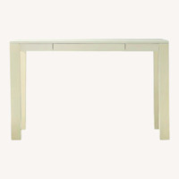 West Elm Parsons White Wood Desk