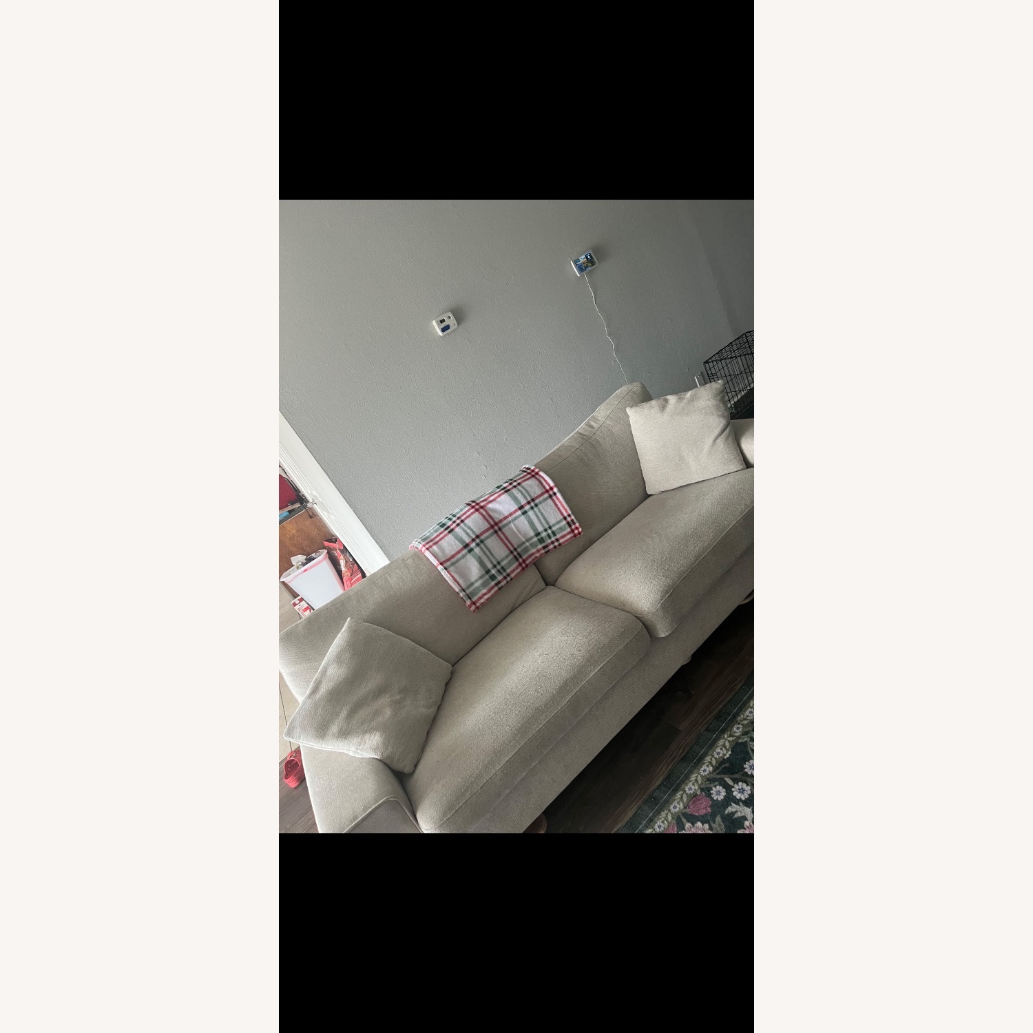 Natural Loveseat Machine Washable  - image-2