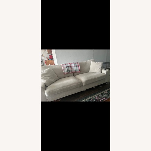 Used Natural Loveseat Machine Washable  for sale on AptDeco