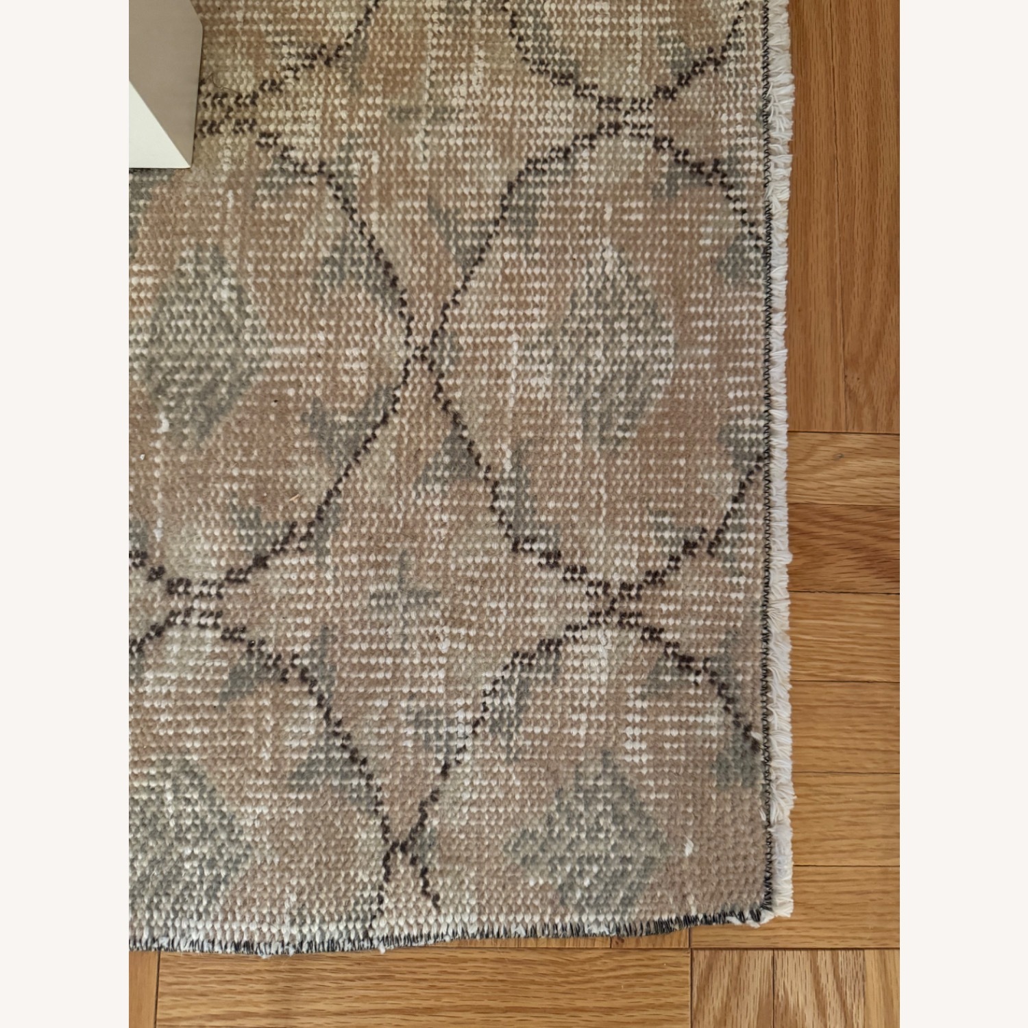 Vintage/Antique Green Small Rug 3' x 5' - image-2