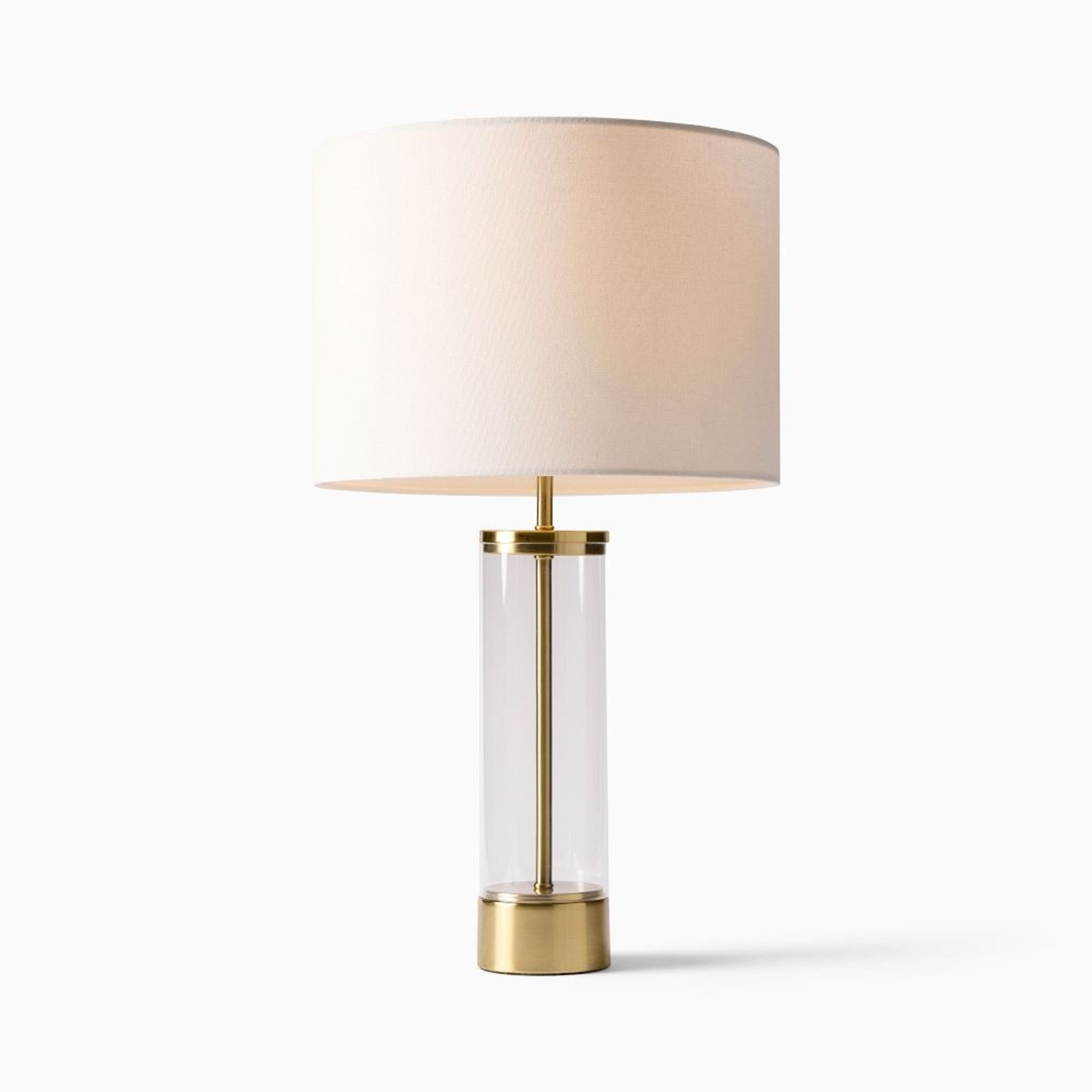 West Elm Gold Metal Table Lamps - image-5