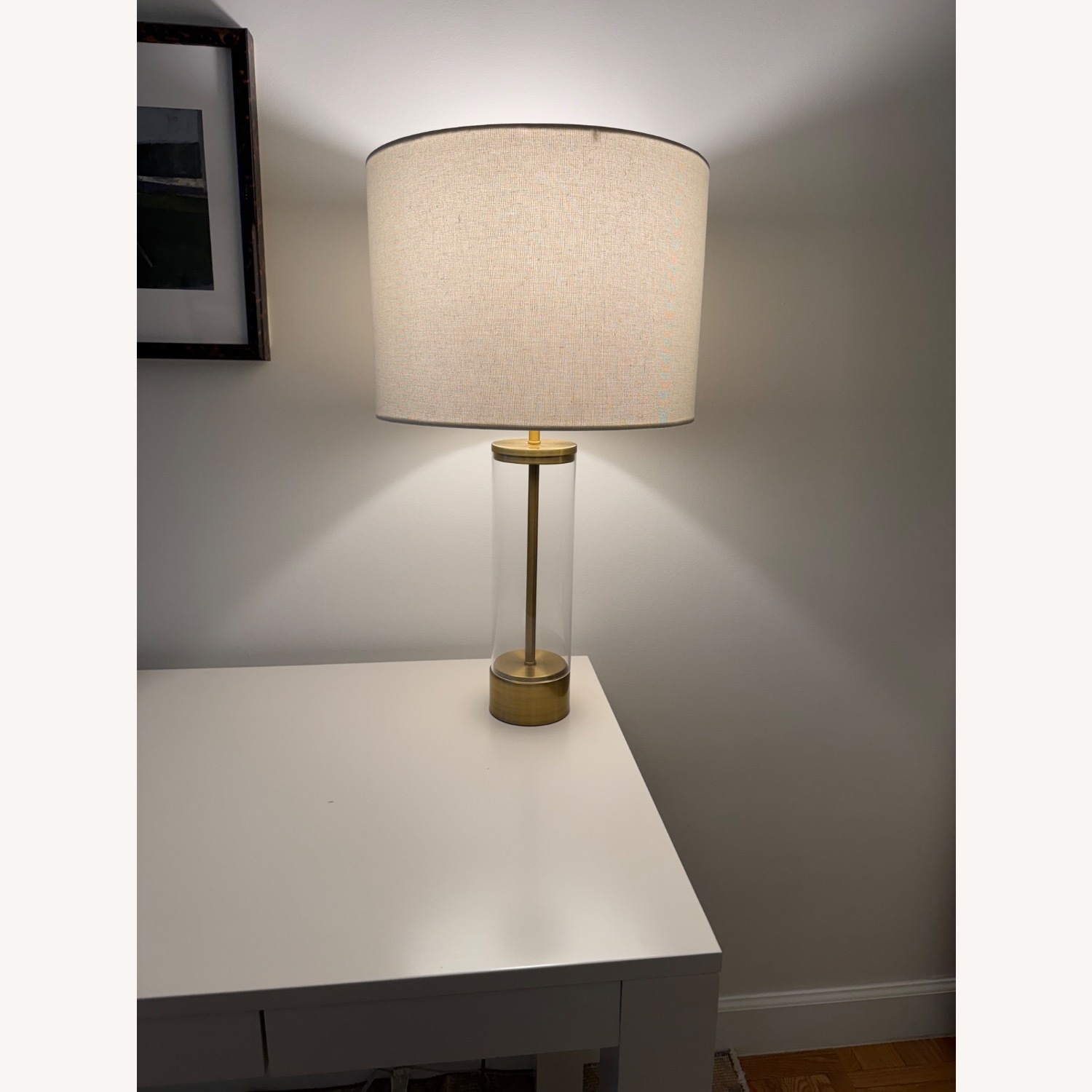 West Elm Gold Metal Table Lamps - image-2
