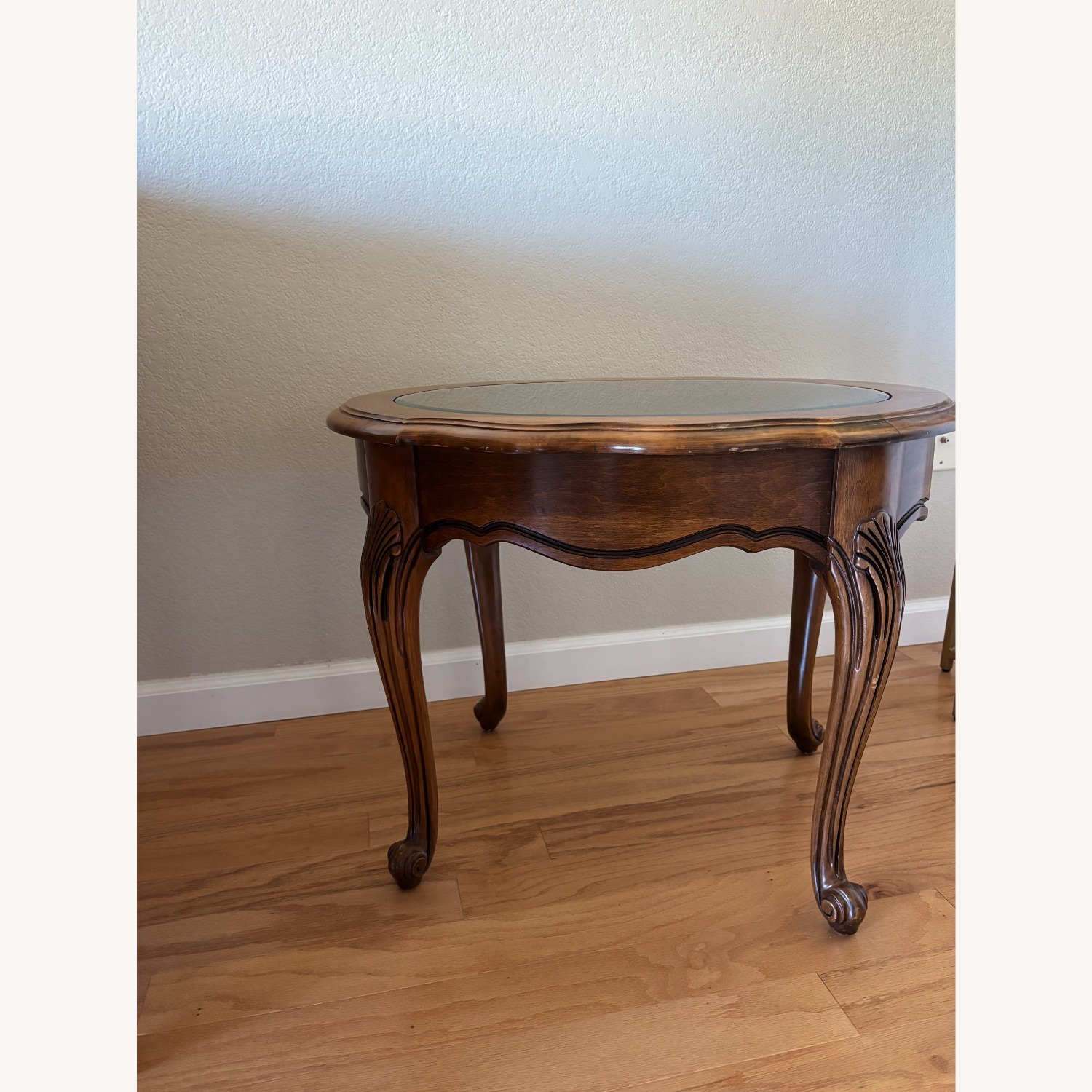 Vintage Dark Wood Coffee Table & Side Table Set - image-13