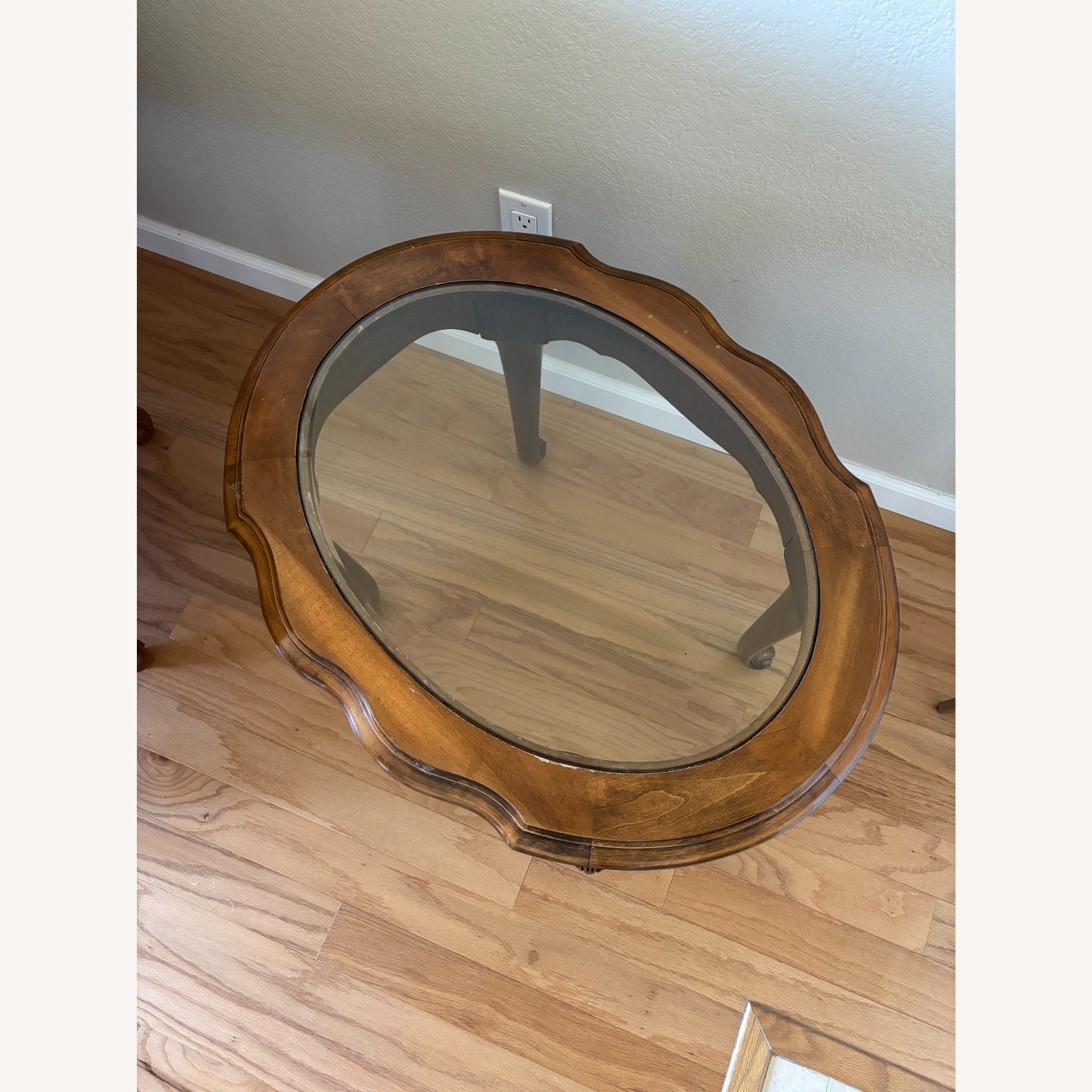Vintage Dark Wood Coffee Table & Side Table Set - image-12
