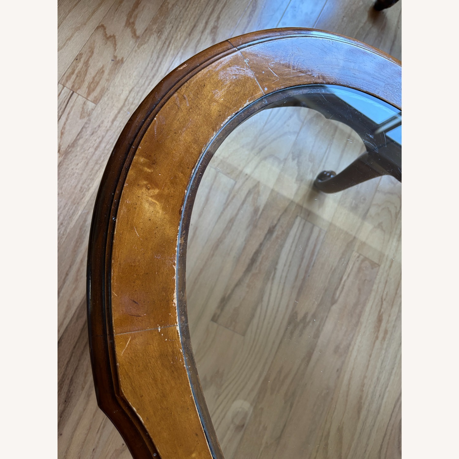 Vintage Dark Wood Coffee Table & Side Table Set - image-7