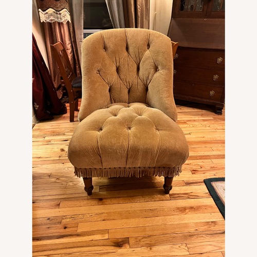 Used Southern Furniture Company Gold Accent Chair for sale on AptDeco