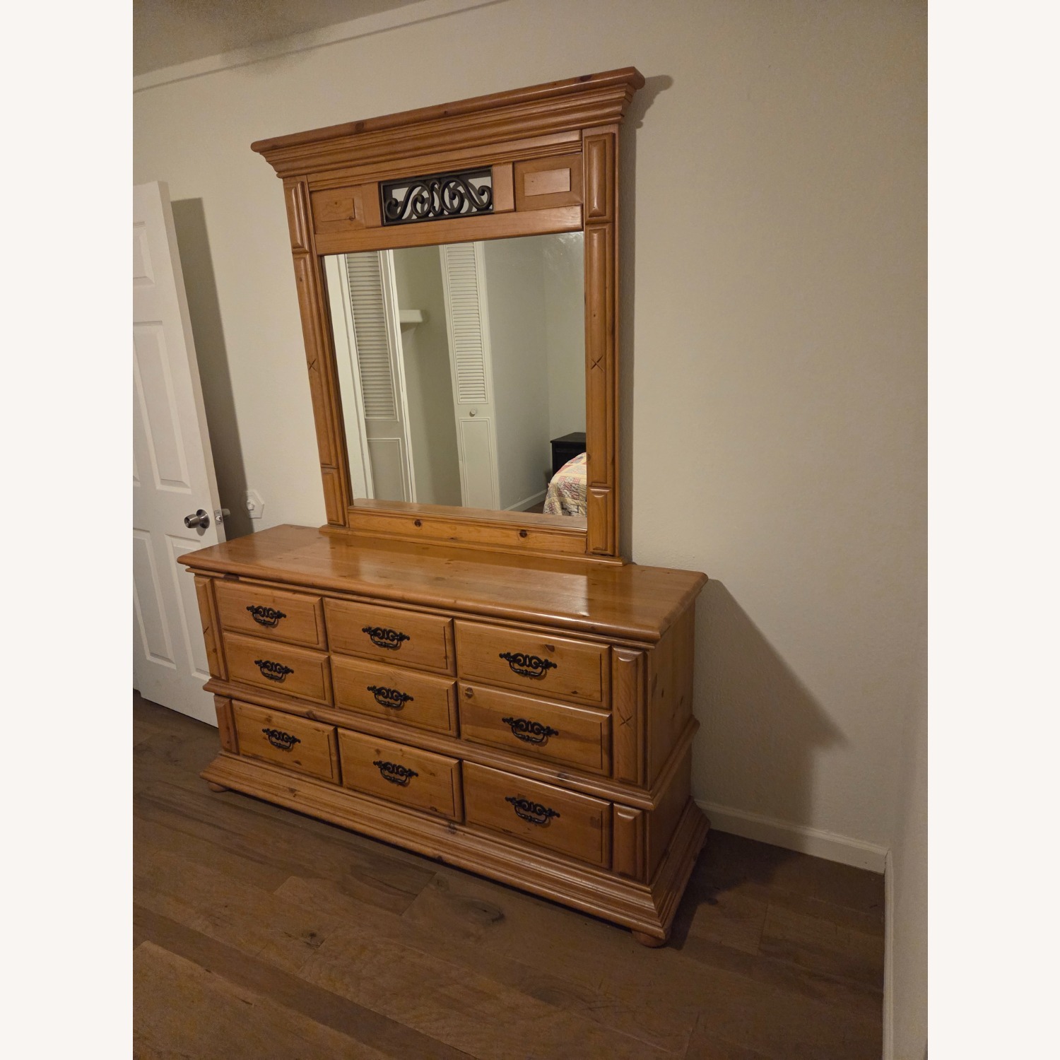 Pine Wood Dresser - image-3