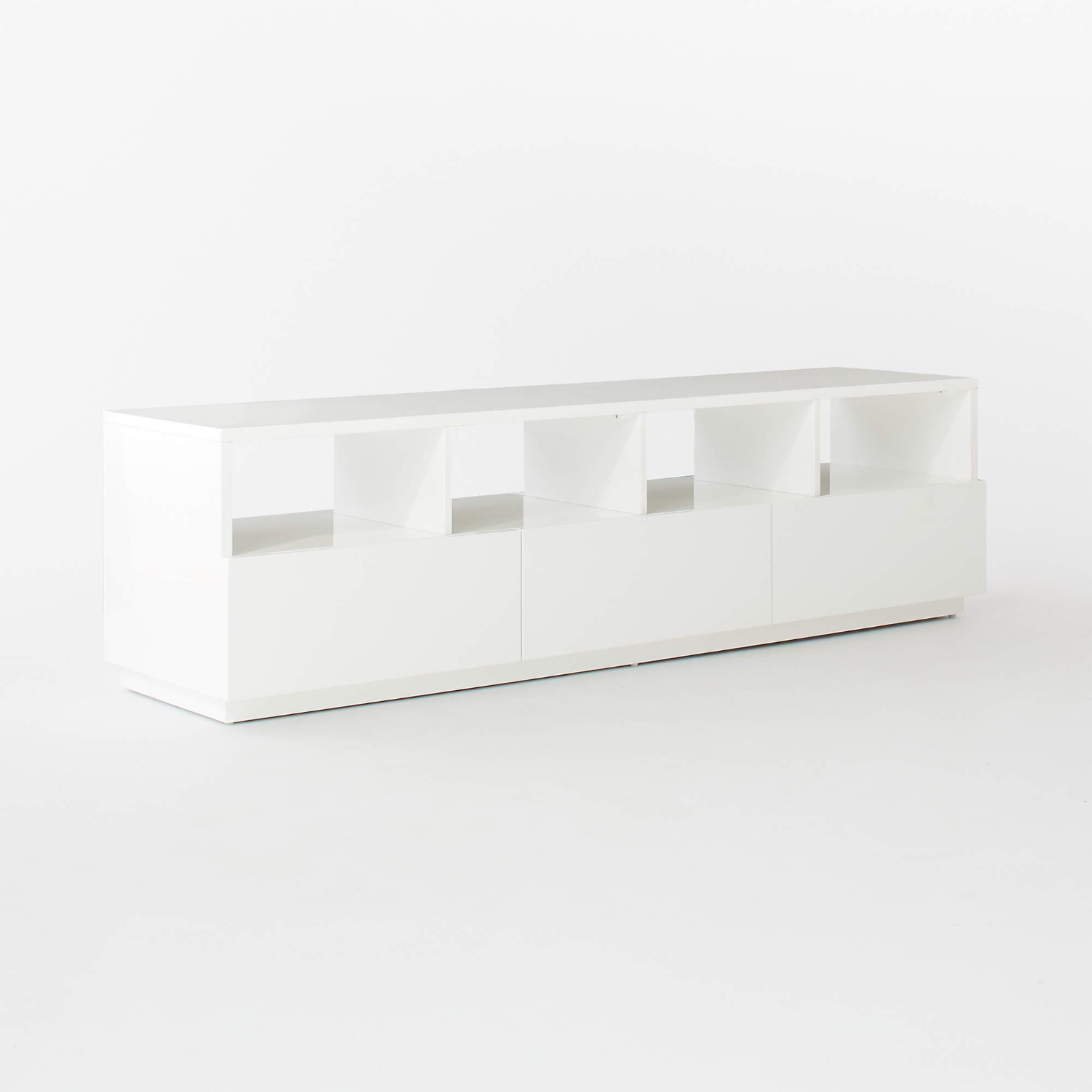 CB2 White Media Storage - image-5