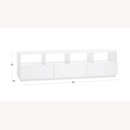 Used CB2 White Media Storage for sale on AptDeco