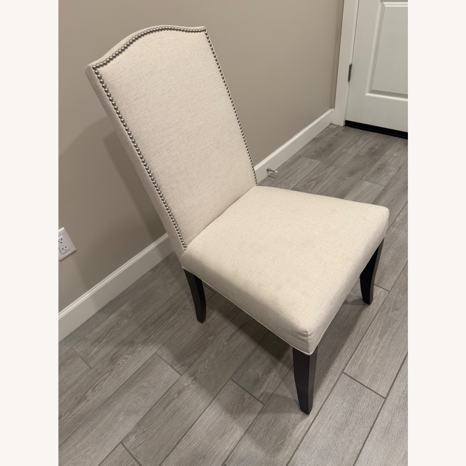 Crate & Barrel Colette II Upholstered Dining Chairs - image-2