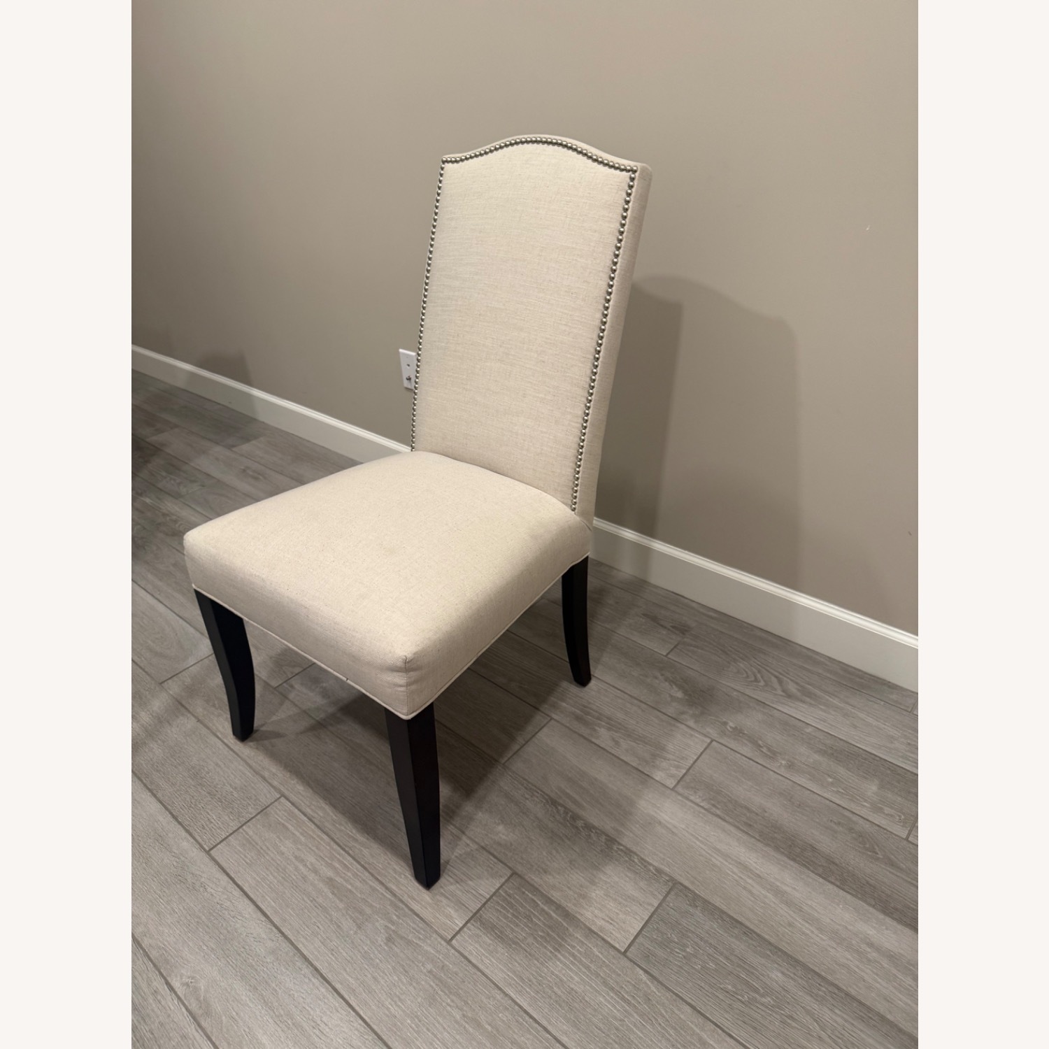 Crate & Barrel Colette II Upholstered Dining Chairs - image-3