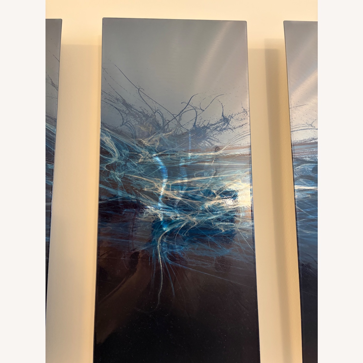 Forever Light Gray Metal Wall Art - image-4