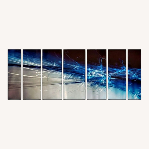 Used Forever Light Gray Metal Wall Art for sale on AptDeco