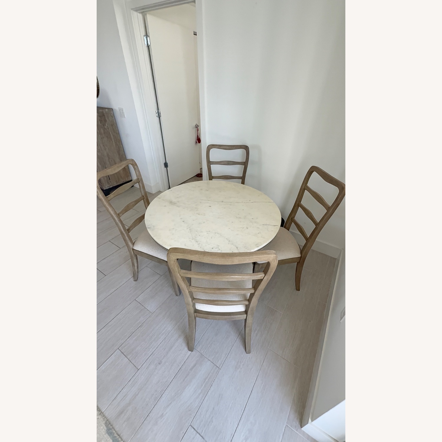 Pottery Barn Light Brown Wood Dining Sets - image-1