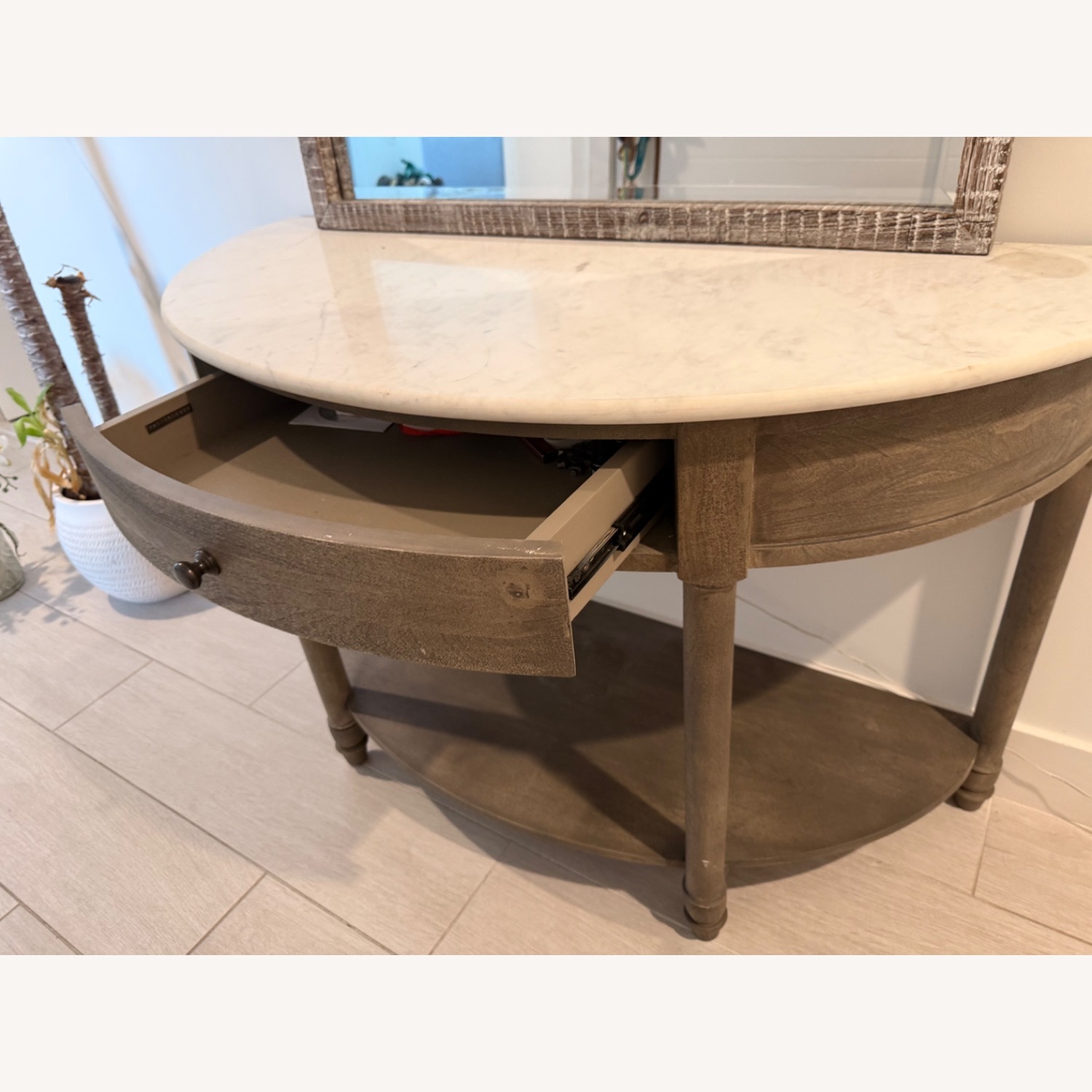 Pottery Barn Light Brown Wood Play Table - image-3