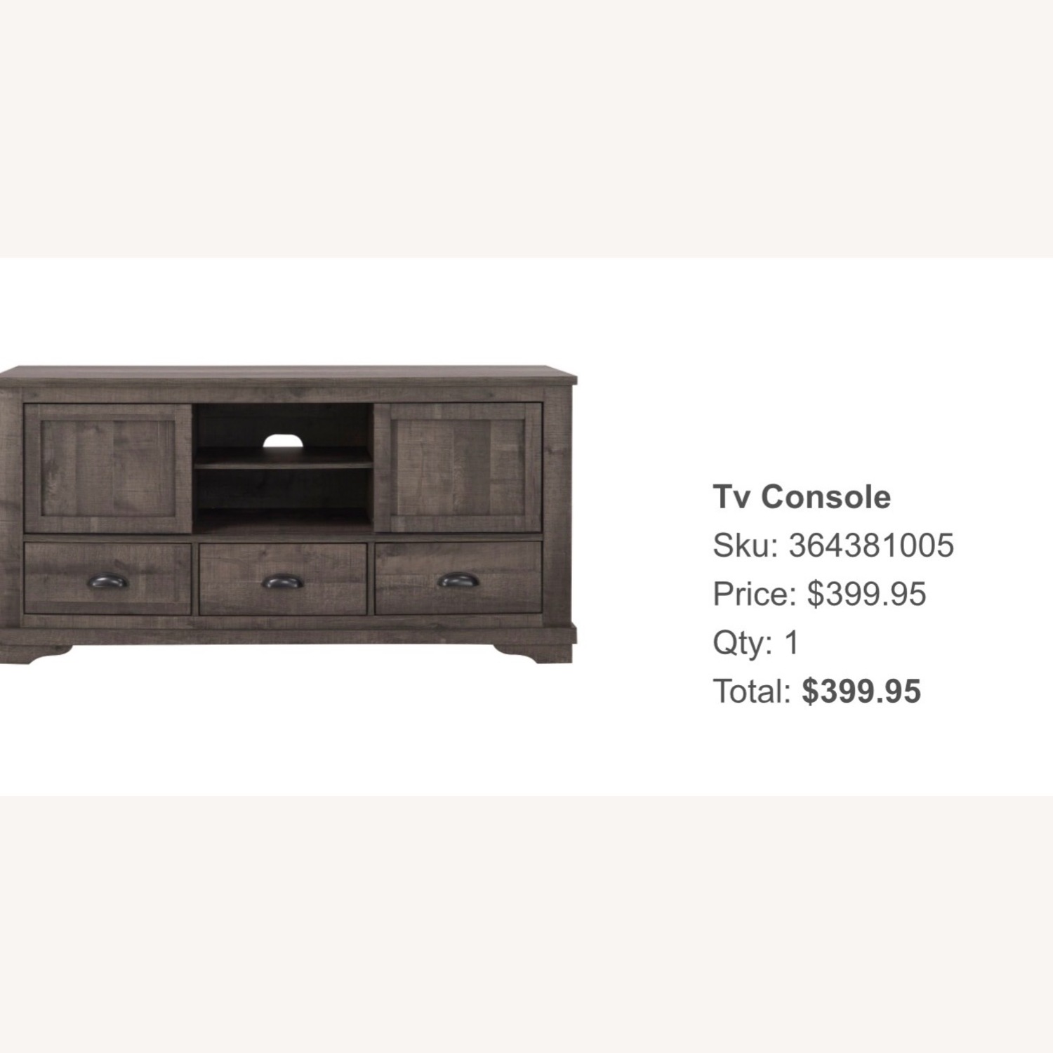 Raymour & Flanigan Josie TV Console - image-3