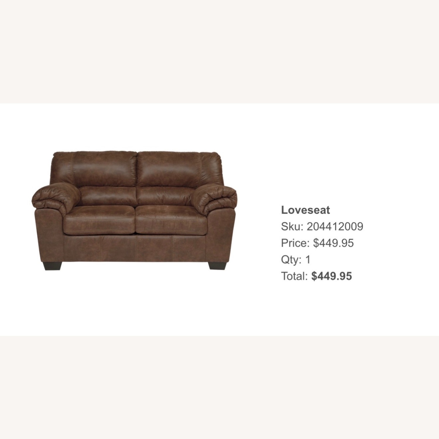 Raymour & Flanigan Loveseat  - image-2