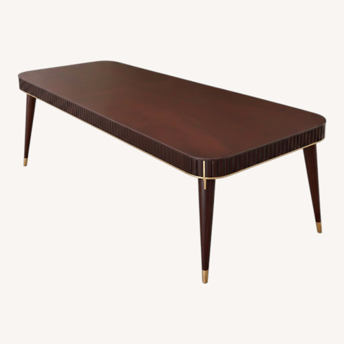 Used Roche Bobois Eden Rock Custom French Oak Dining Table for sale on AptDeco