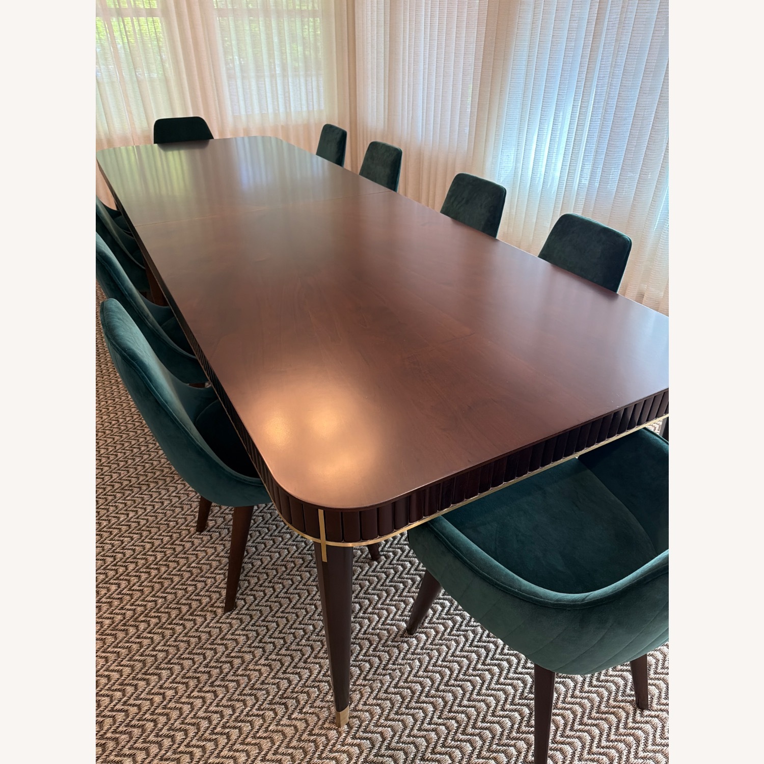 Roche Bobois Eden Rock Custom French Oak Dining Table - image-1