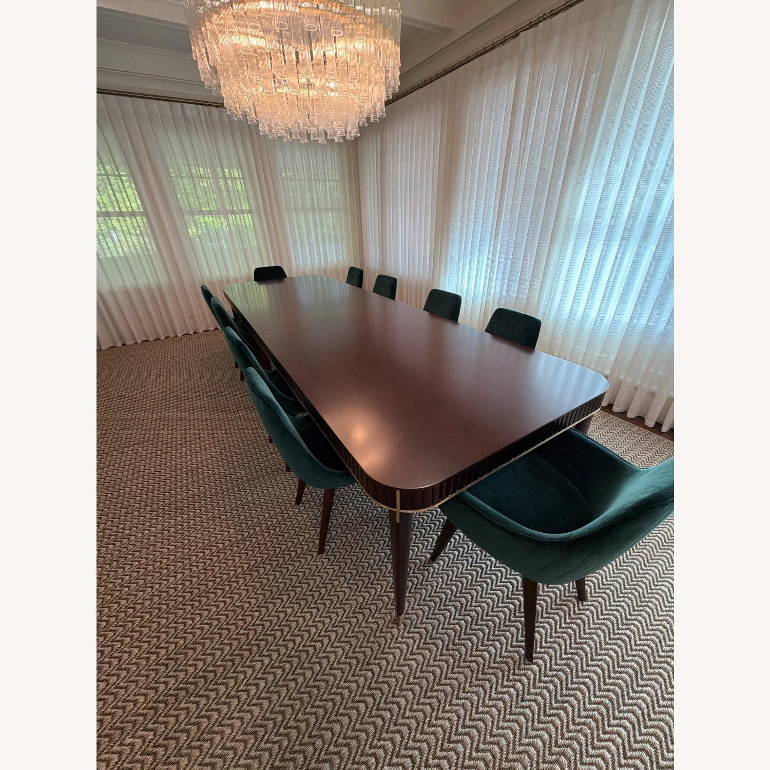 Roche Bobois Eden Rock Custom French Oak Dining Table - image-4