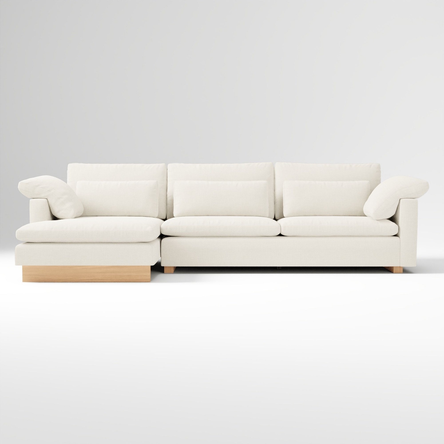 West Elm Harmony Left Multi Seat Chaise Sectional - image-11