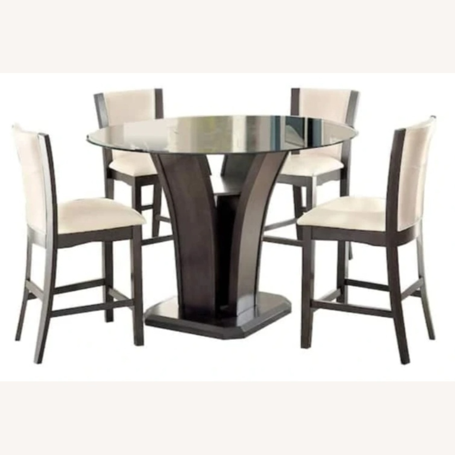Round Dining Table with Chairs - image-4